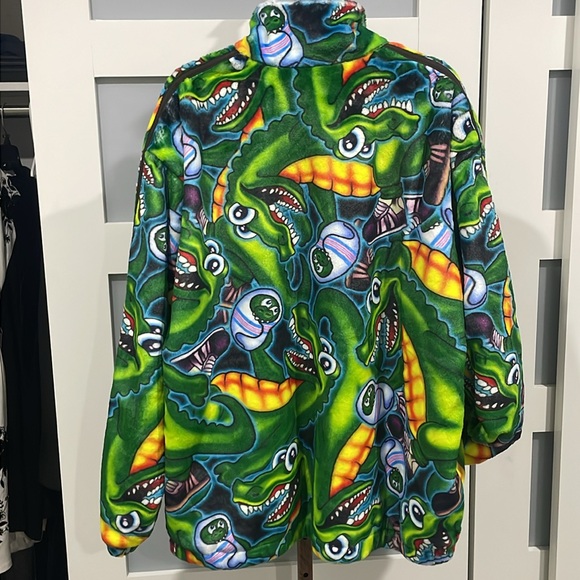 đź’šNWTđź’šADIDAS ORIGINALS x KERWIN FROST MENS KF JACKET. CROCODILE PRINT. SIZE:XL - Picture 3 of 7